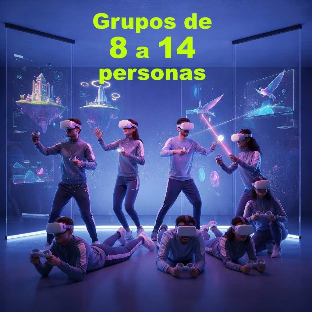 Reservas de grupos de 8 a 14 personas